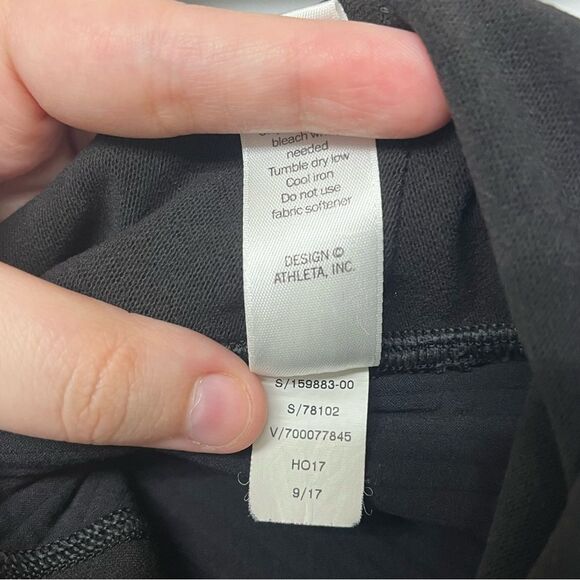 Athleta Black Sleet High Traverse Tight Leggings SZ S Activewear Workout - Picture 7 of 7